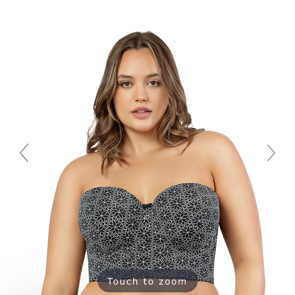 Strapless long line bra 36I